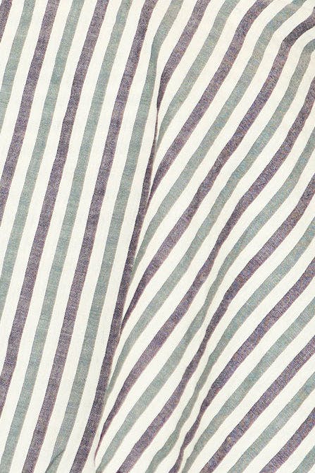 Vienna Pintuck Dress in Dune Stripe