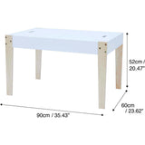 Fantasy Fields By Teamson Kids - Play Table & Chairs 3 Pcs Set With Storage And 2 Way Table Top