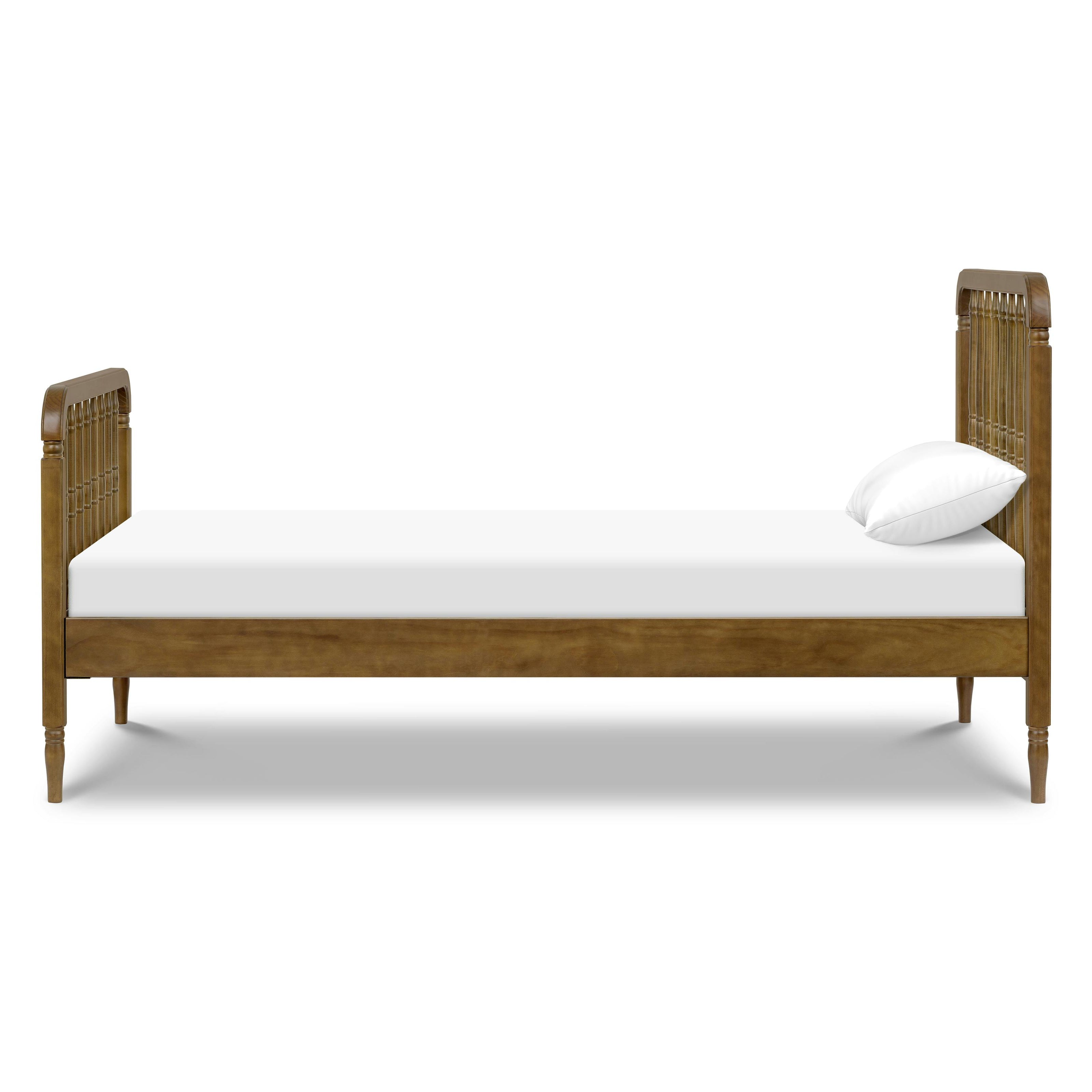 Liberty Spindle Twin Bed in Natural Walnut