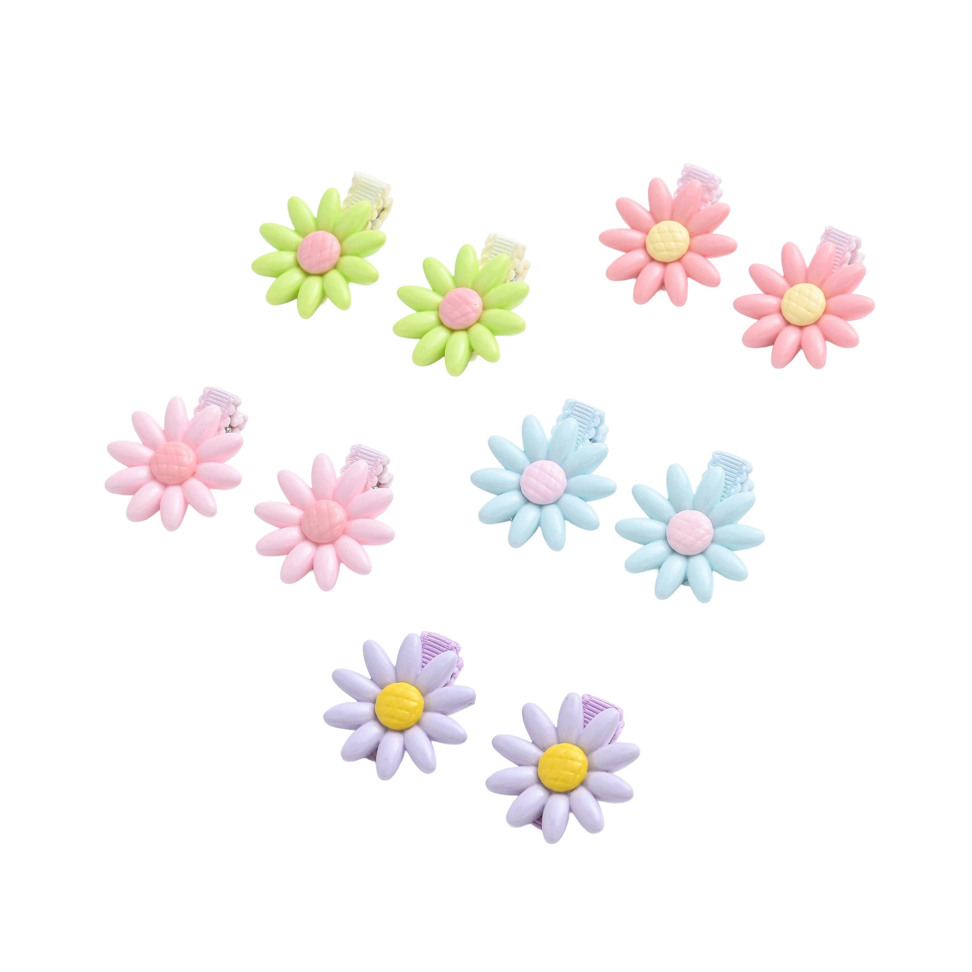 Daisy Hair Clip Set
