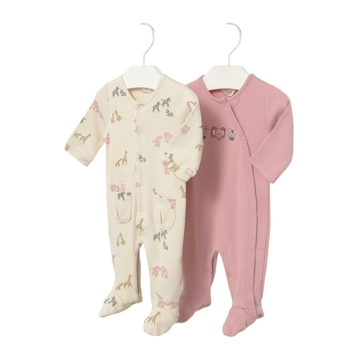Newborn Girl 2-Piece One Piece Set