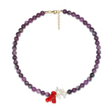 Lilah Purple Jade Necklace