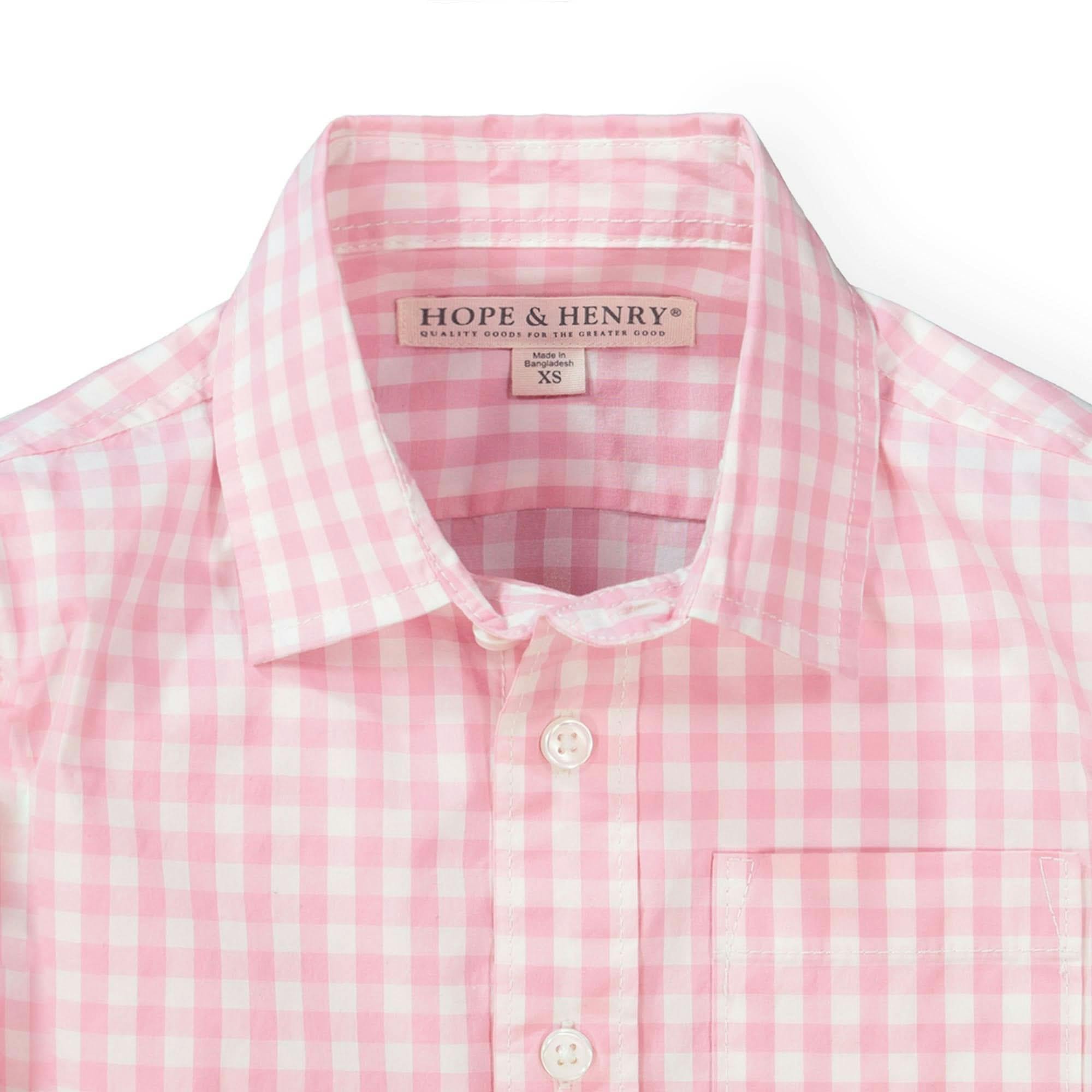 Stretch Poplin Button Down Shirt - Baby