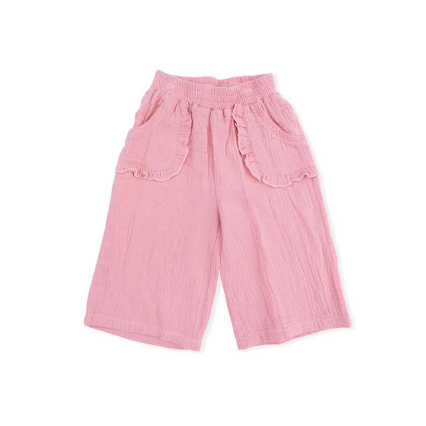 Striped Golf - Peplum Tank with Wide Leg Pant