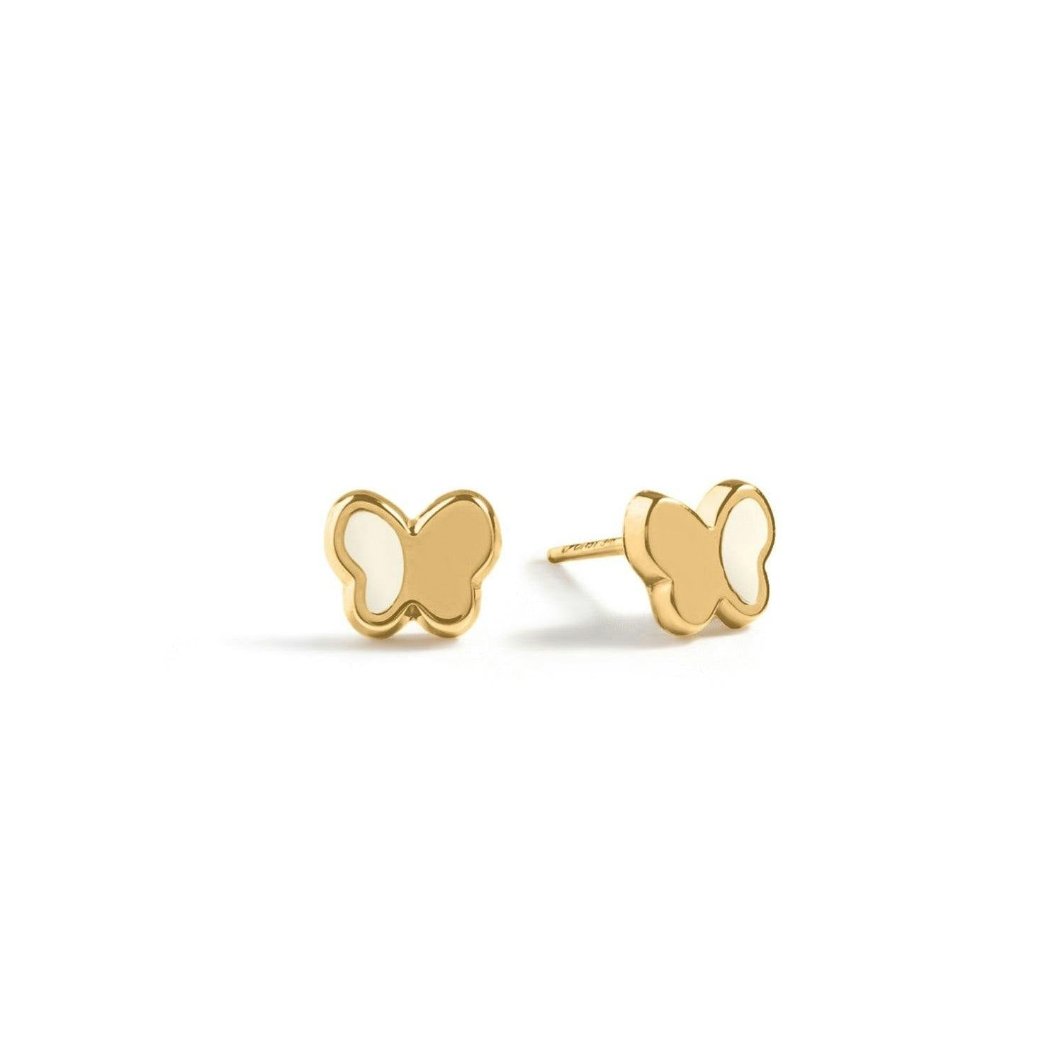 Butter Cream Hudson Butterfly Studs