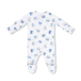 Blue Crabs - 2 Way Zipper Footie