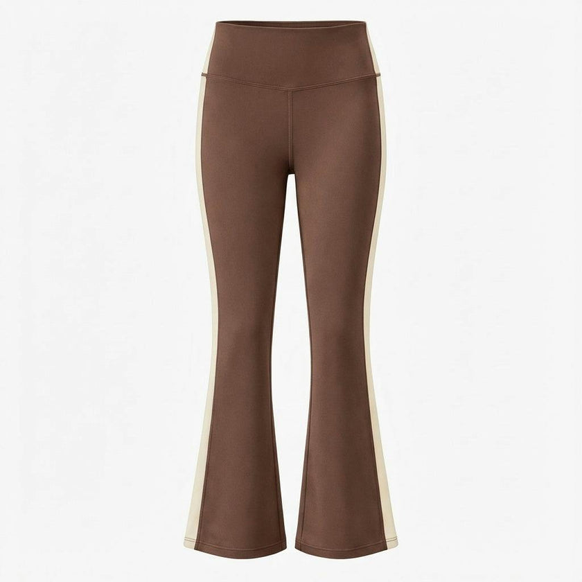 Lollie Flare Leggings Brown/Cream