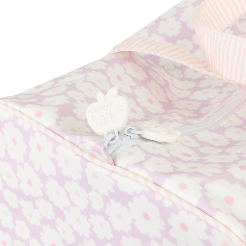 The Duffle Bag in Lavender Daisies