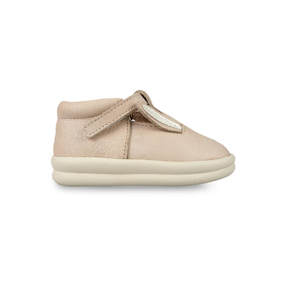 Zilpa Shoes | Pink Bunny | Powder Metallic Nubuck