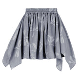 Pale Blue Kenzo Asymmetrical Skirt