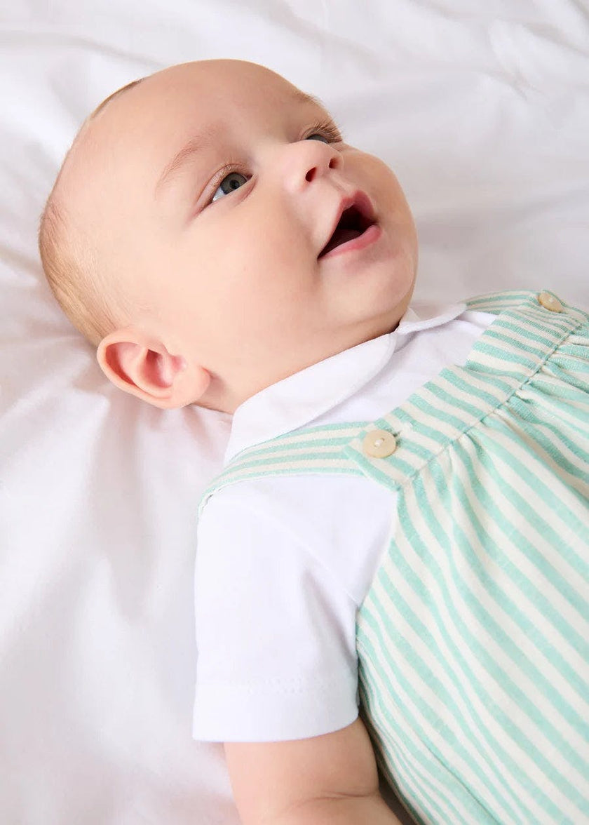 Peter Pan Collar Bodysuit in White (0mths-3yrs)