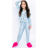 Puppies Long Sleeve Jersey Pajama Pant Set