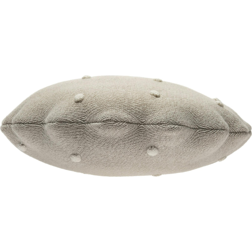 Round Knitted Biscuit Cushion