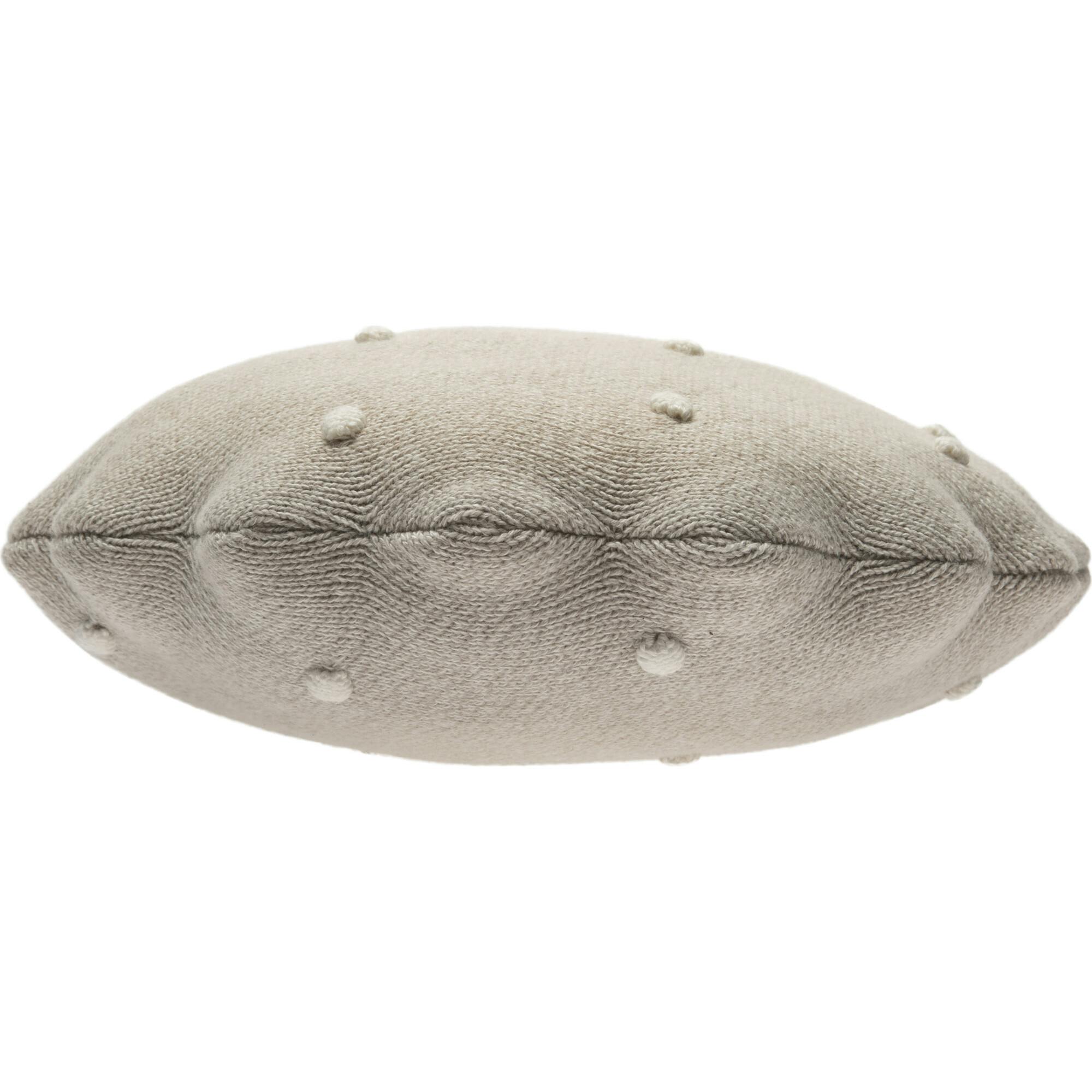 Round Knitted Biscuit Cushion