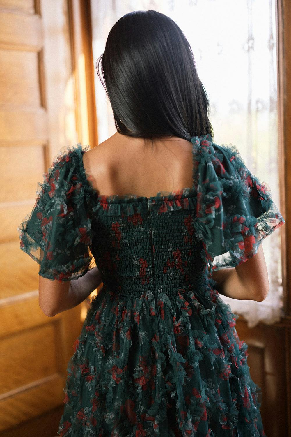 Florentina Dress in Emerald Truly Madly Deeply