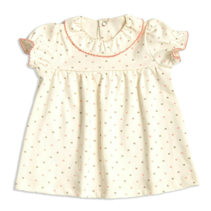 Sweetheart dress with ruffle bottom