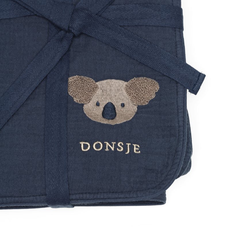 Ploekie Muslin Blanket XL | Koala | Blue Marine