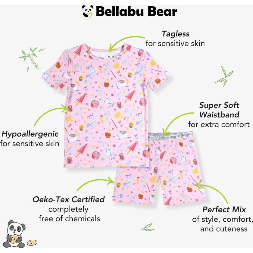 Happee Birthdae Harry Bamboo Kids Pajama Short Set
