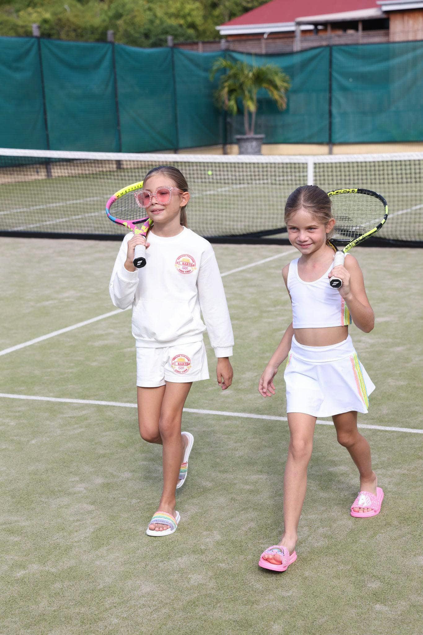 Rainbow Sherbet Sequin Tennis Set