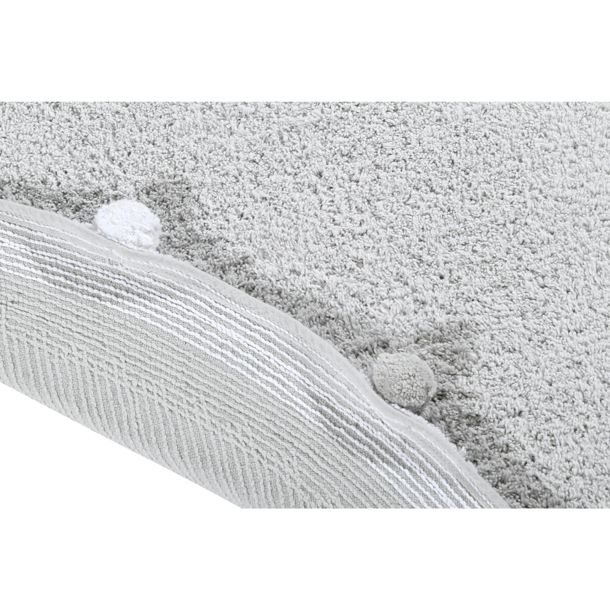 Bubbly Round Rug With Pom Poms