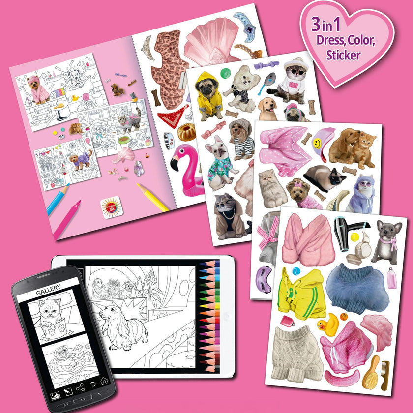 Dress & Color ME: Cute Animals
