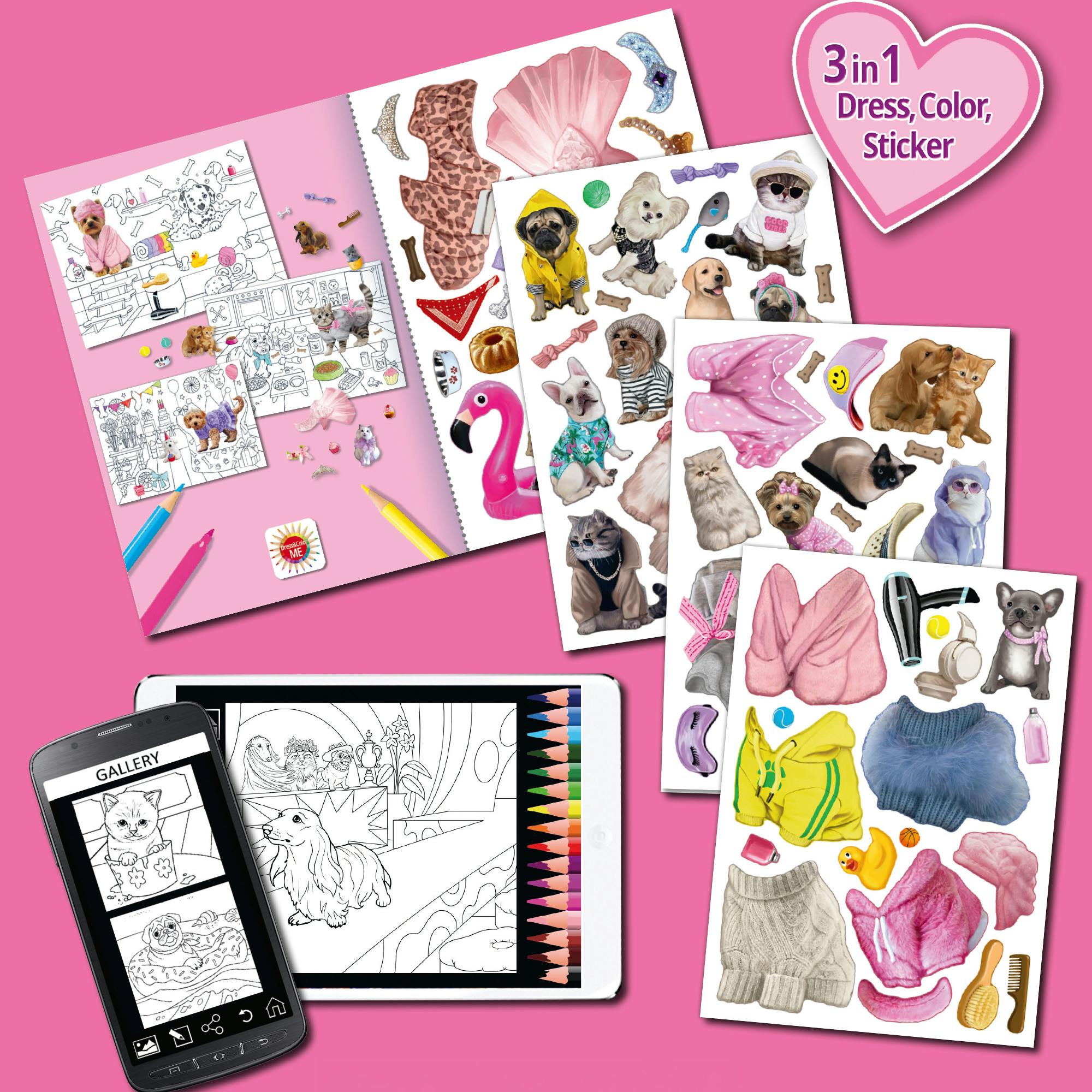 Dress & Color ME: Cute Animals