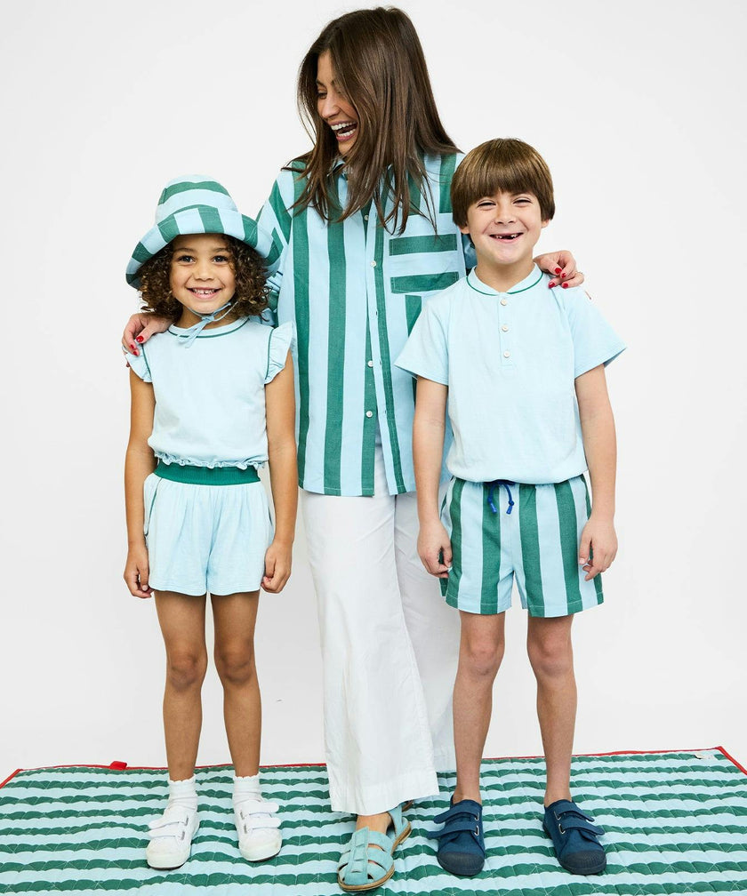 Bingo Short, Surf Stripe