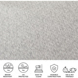 Courtyard Orion Indoor/Outdoor Rug, Grey