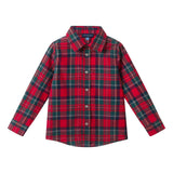 Kids 4-Piece Sweater Vest Set | Holiday Plaid