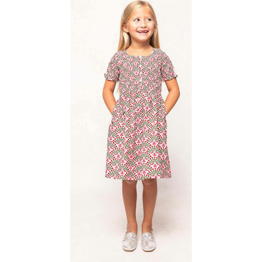 Mini Parker Dress in Floral Fan