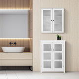 Connor 2 Door Floor Cabinet with 3 Shelves