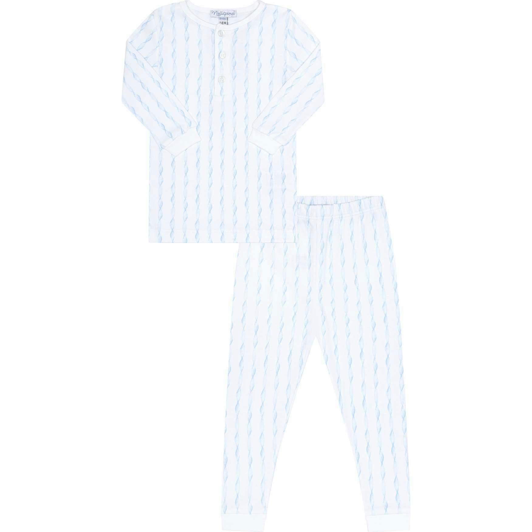 Blue Twirls Pajamas