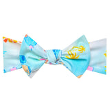 Knit Headband Bow - Disney Stitch Dreamsicles