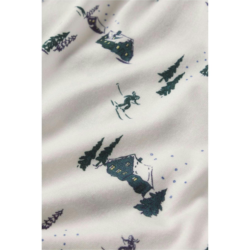 Gisele Printed TENCEL Modal Shortie PJ Set, White