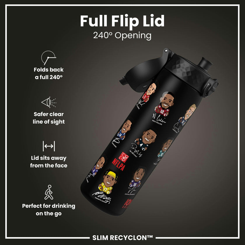 18oz. ION8 NFL PA Water Bottle - Recyclon Plastic - Multi-Player 2