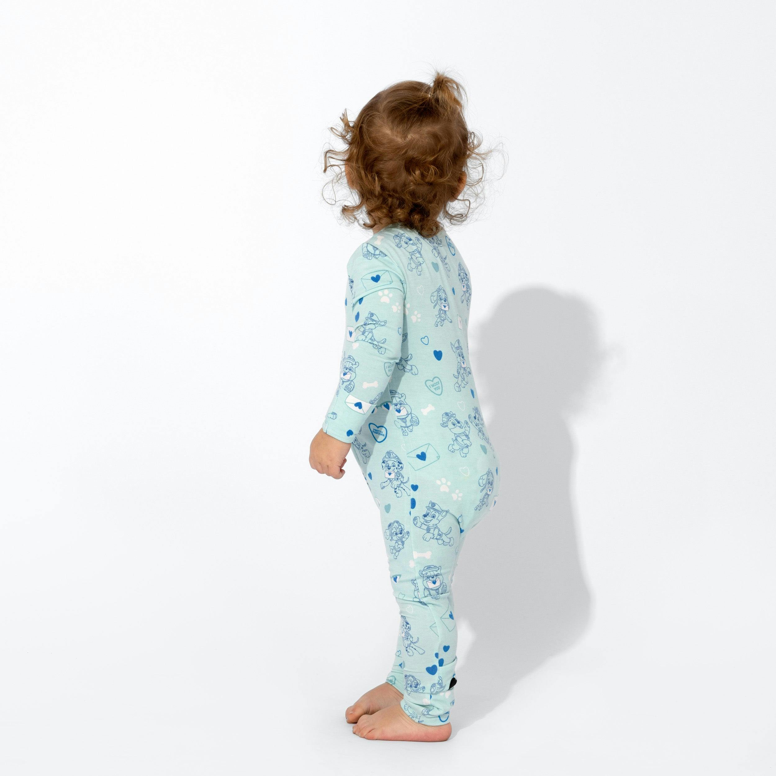 PAW Patrol: Love Paws Blue Bamboo Convertible Footie