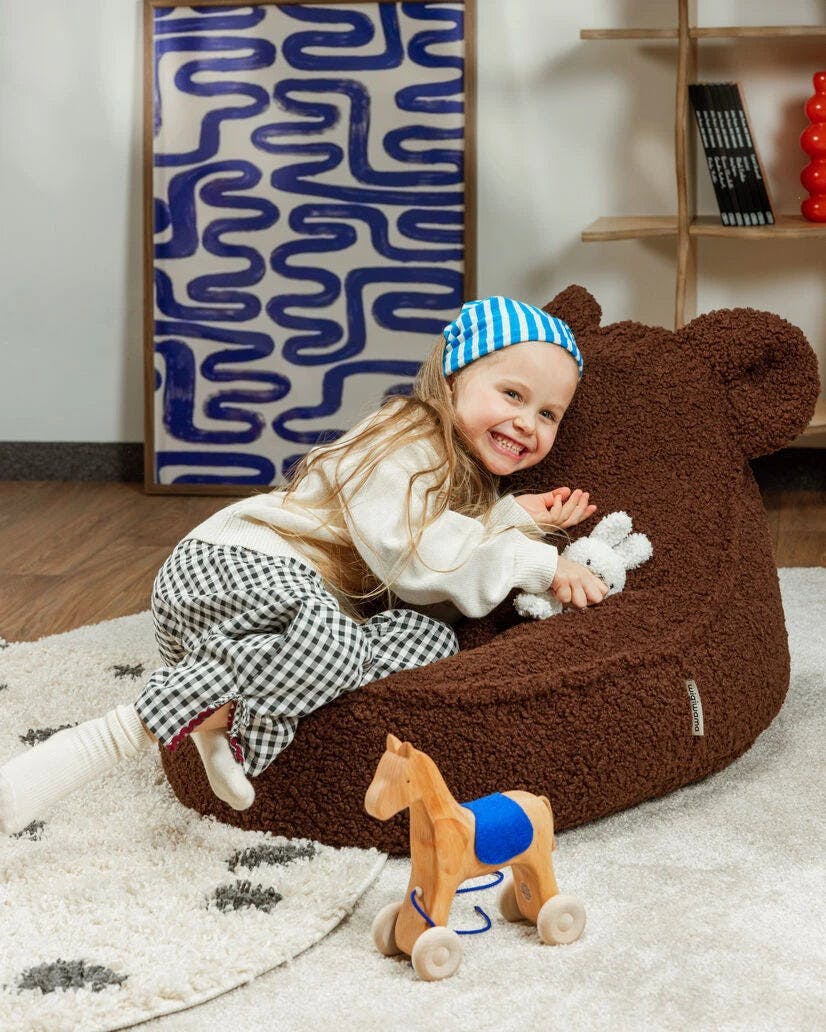 Warm Hazel Bear Beanbag