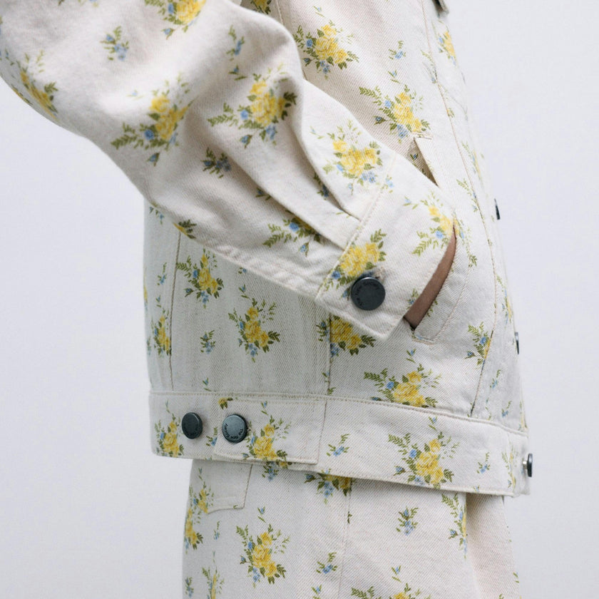 Mimosa Woman Jacket Mimosa Print
