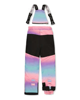 Two Piece Play Snowsuit Purple Floral Print with Gradient Pants