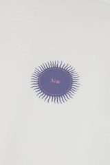 Relaxed Organic Cotton T-Shirt With SOW Sun Print