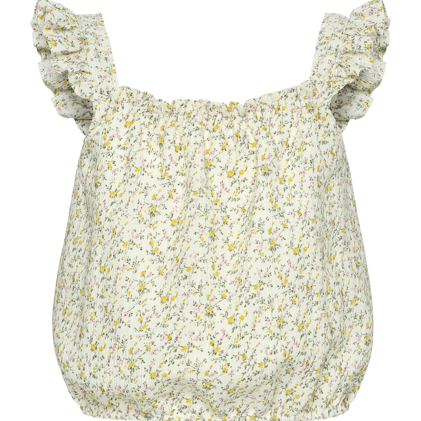 Talia Top Cream Ditsy