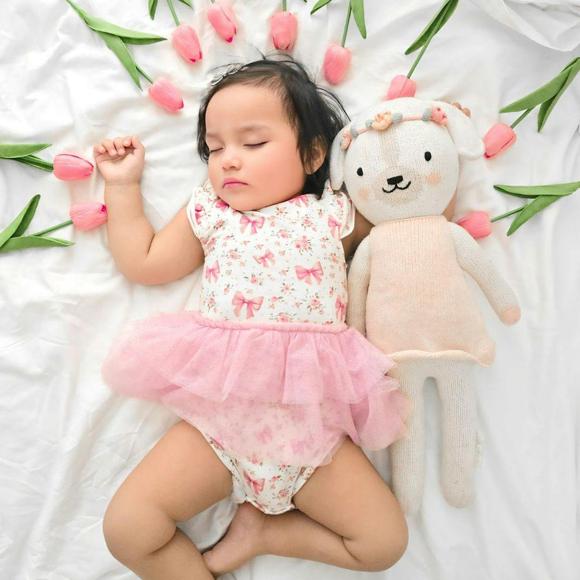 Ditsy Floral Short Sleeve Tutu Bodysuit