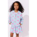 Pretty in Bows Sequin Bomber