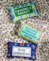 Pickleball Era Needlepoint Pillow