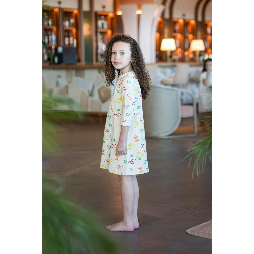 Summer Fun 3/4 Sleeve Dress