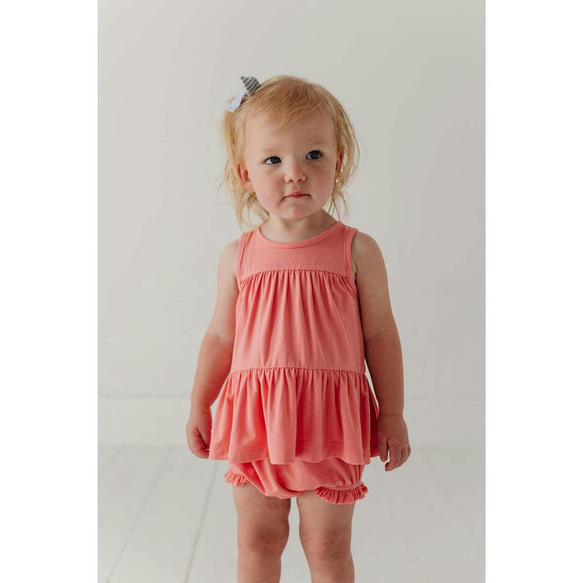 Baby Girl Double Peplum & Bloomer Set
