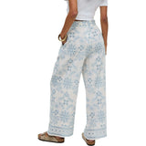 Cherice Wide leg All Over Embroidered Trouser