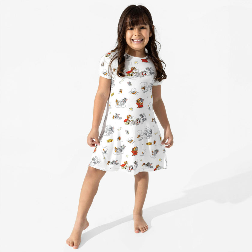 Tom & Jerry: Classic Bamboo Girls' Short Sleeve Dress
