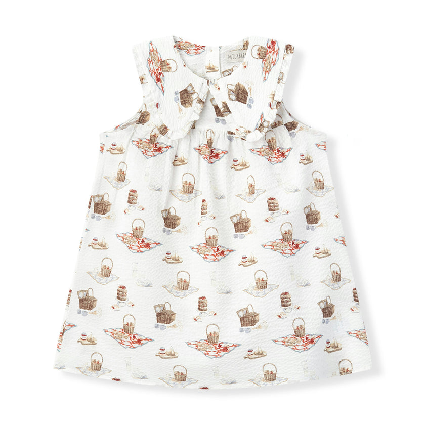 Picnic Ruffle Collar Dress
