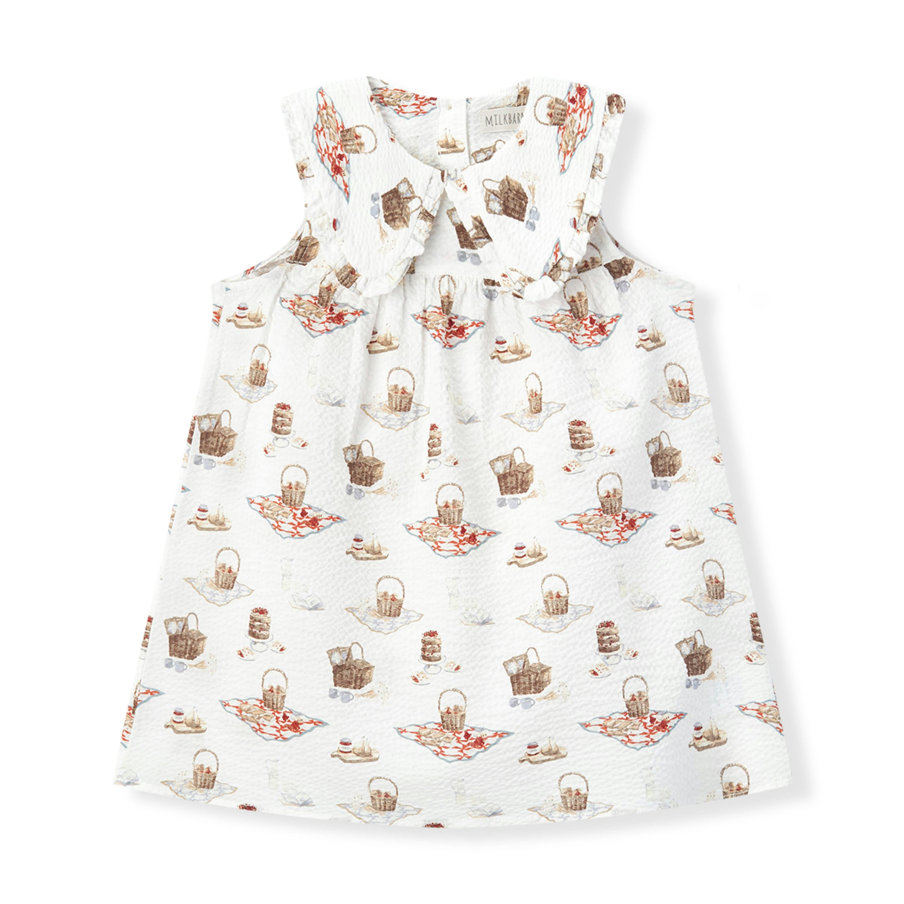 Picnic Ruffle Collar Dress